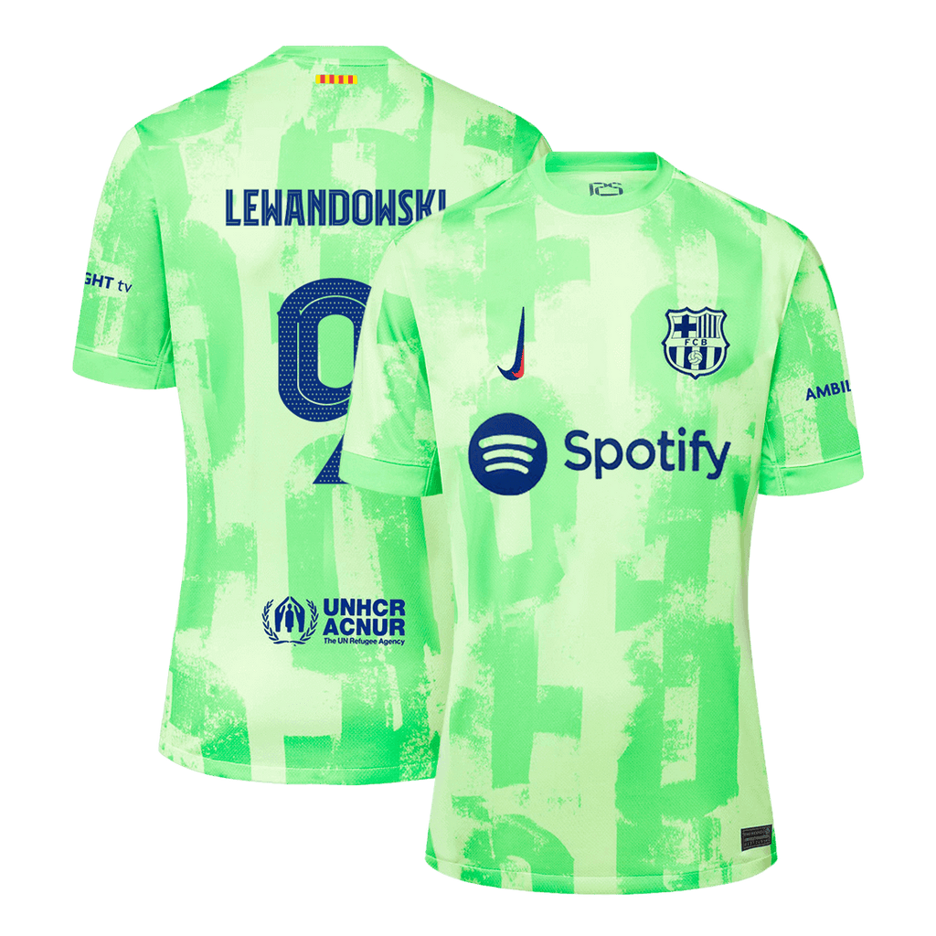 Barcelona LEWANDOWSKI #9 Third Away Jersey 2024/25 - UCL Edition - Football Shirt | SmartJerseys | Official Quality