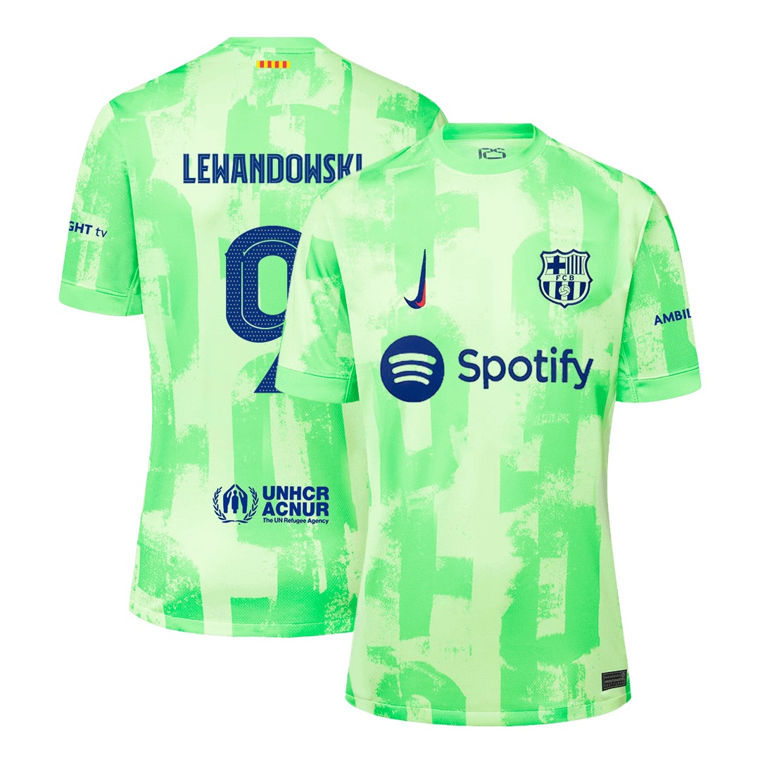 Barcelona LEWANDOWSKI #9 Third Away Jersey 2024/25 - UCL Edition - Football Shirt | SmartJerseys | Official Quality