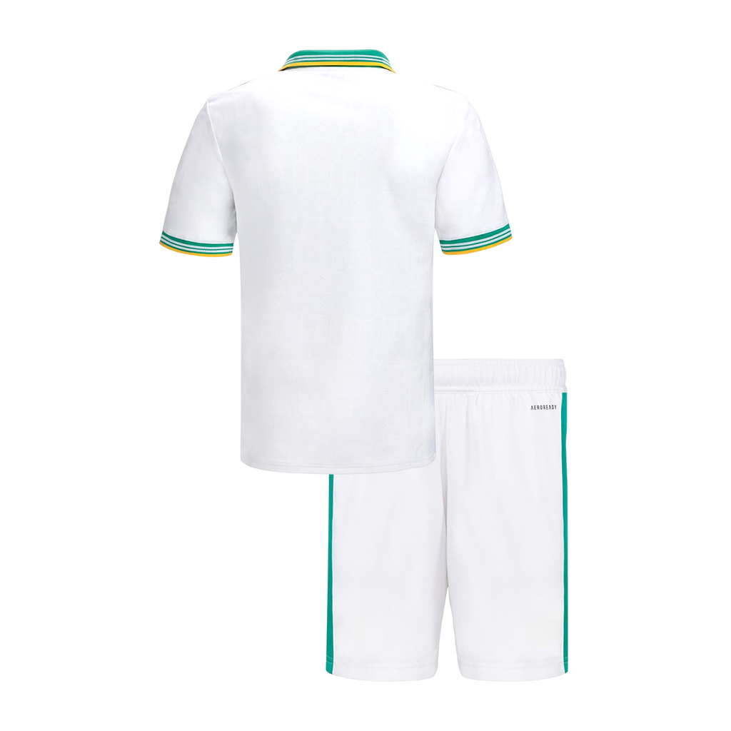 Kid's Roma Third Soccer Jersey Kit(Jersey+Shorts) 25/26 White