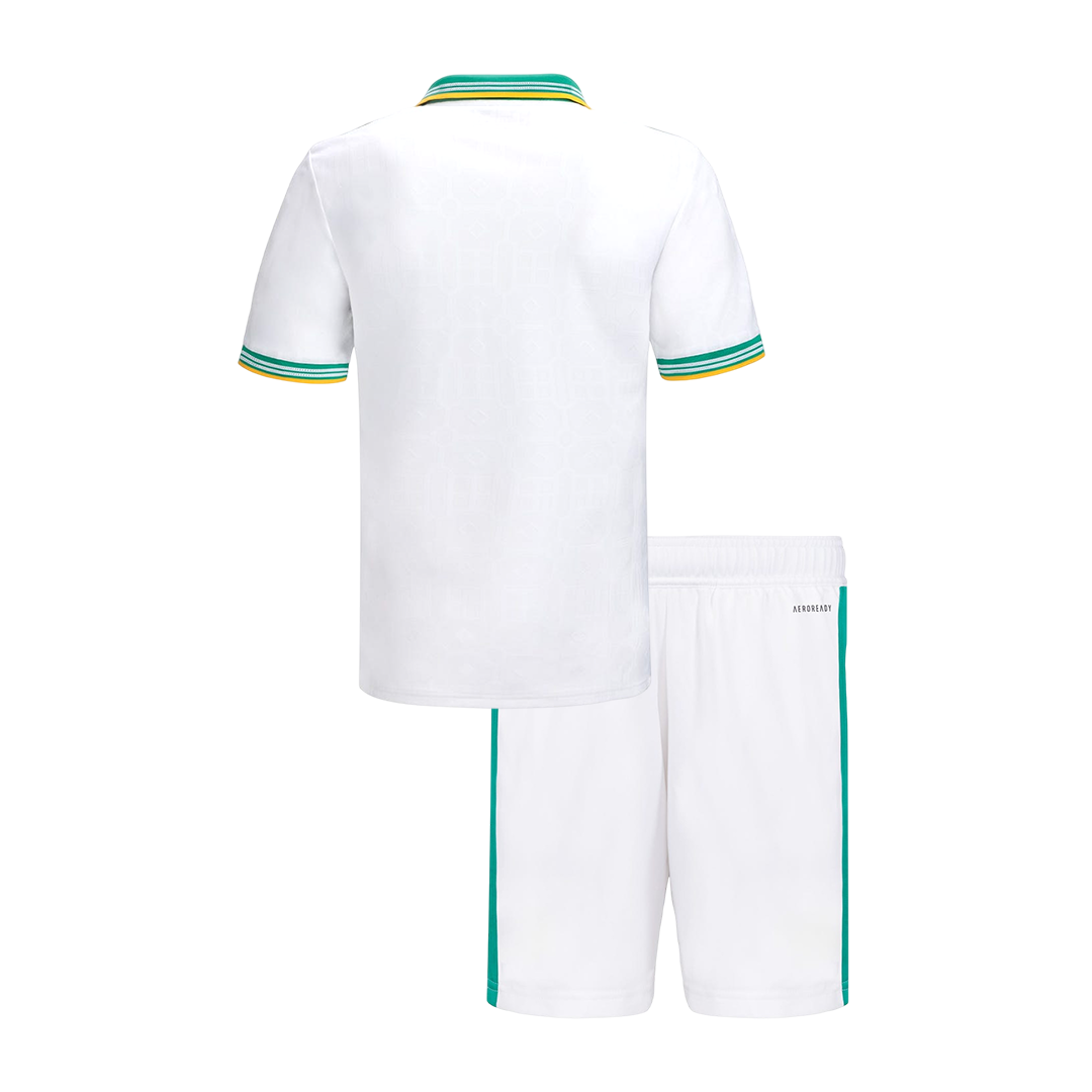 Kid's Roma Third Soccer Jersey Kit(Jersey+Shorts) 25/26 White