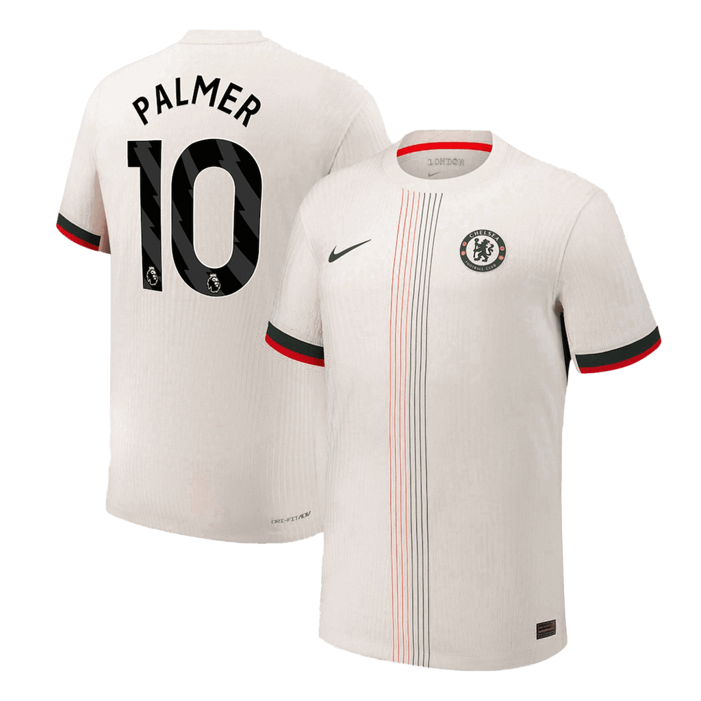 Chelsea PALMER #10 Away Soccer Jersey Authentic 2025/26 - Football Shirt | SmartJerseys | Official Quality