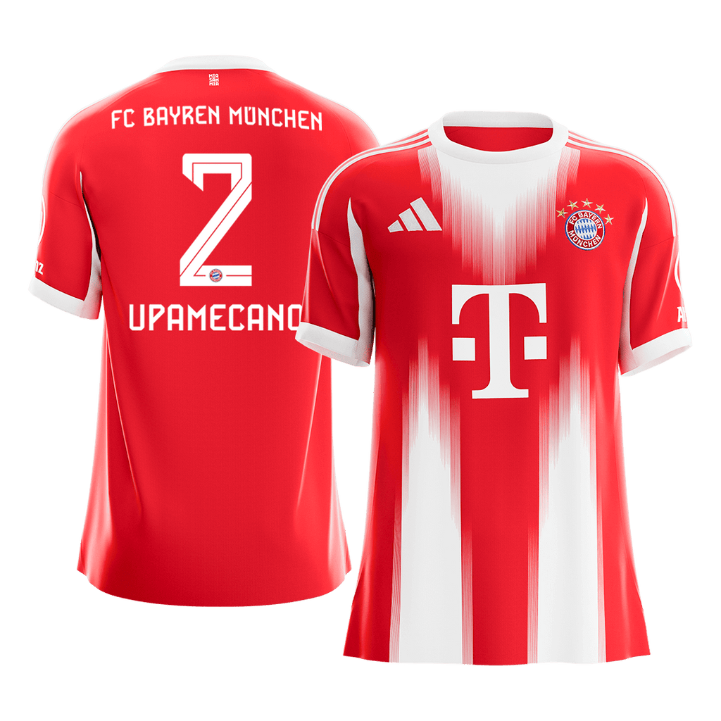 Bayern Munich UPAMECANO #2 Home Soccer Jersey 2025/26 - Football Shirt | SmartJerseys | Official Quality