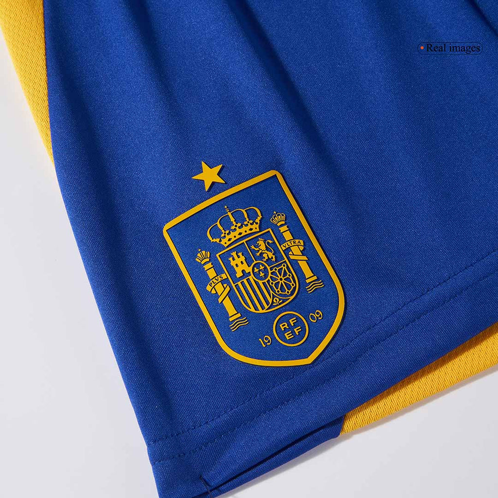 Camiseta local de España para la Eurocopa 2024 para niños (camiseta, pantalón corto y medias)