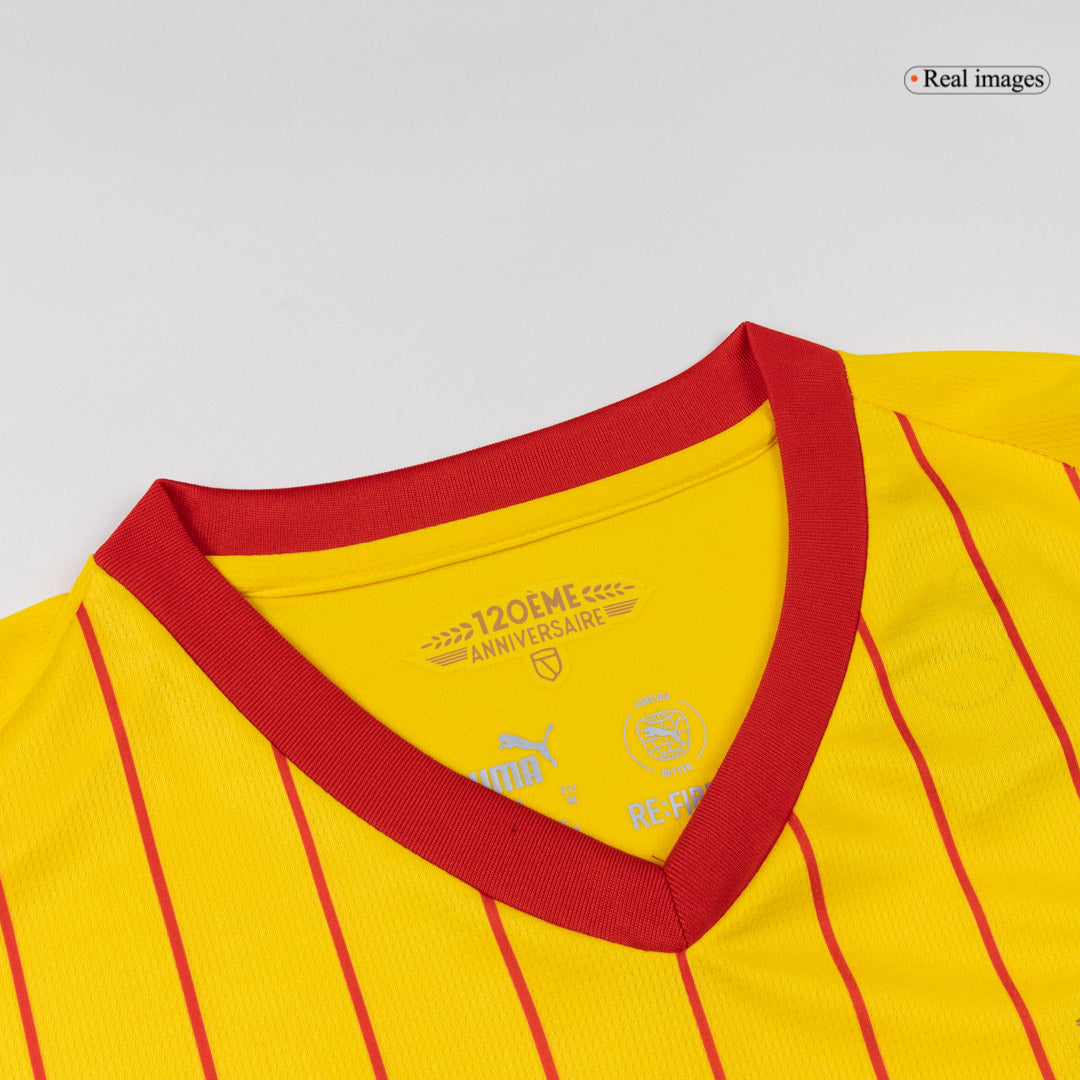 RC Lens THAUVIN #10 Home Soccer Jersey 2025/26