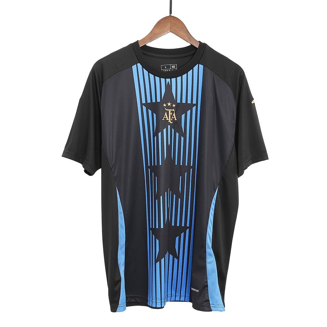 Camiseta de entrenamiento prepartido de Argentina para la Copa América 2024 - Negra