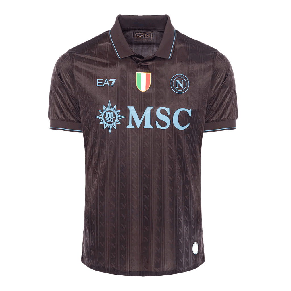 Authentic Napoli Third Away Soccer Jersey 25/26 Black - Football Shirt | SmartJerseys | Official Quality