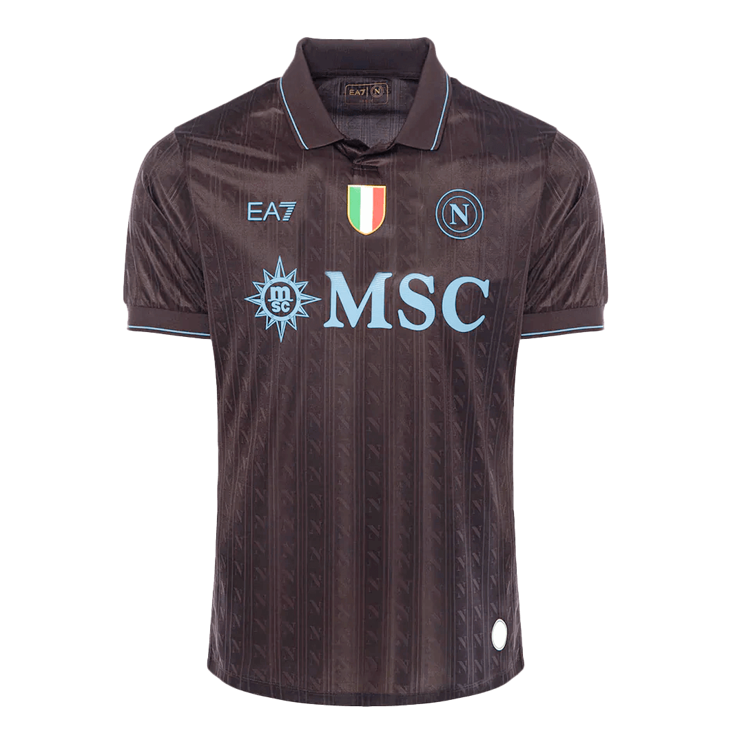 Authentic Napoli Third Away Soccer Jersey 25/26 Black - Football Shirt | SmartJerseys | Official Quality