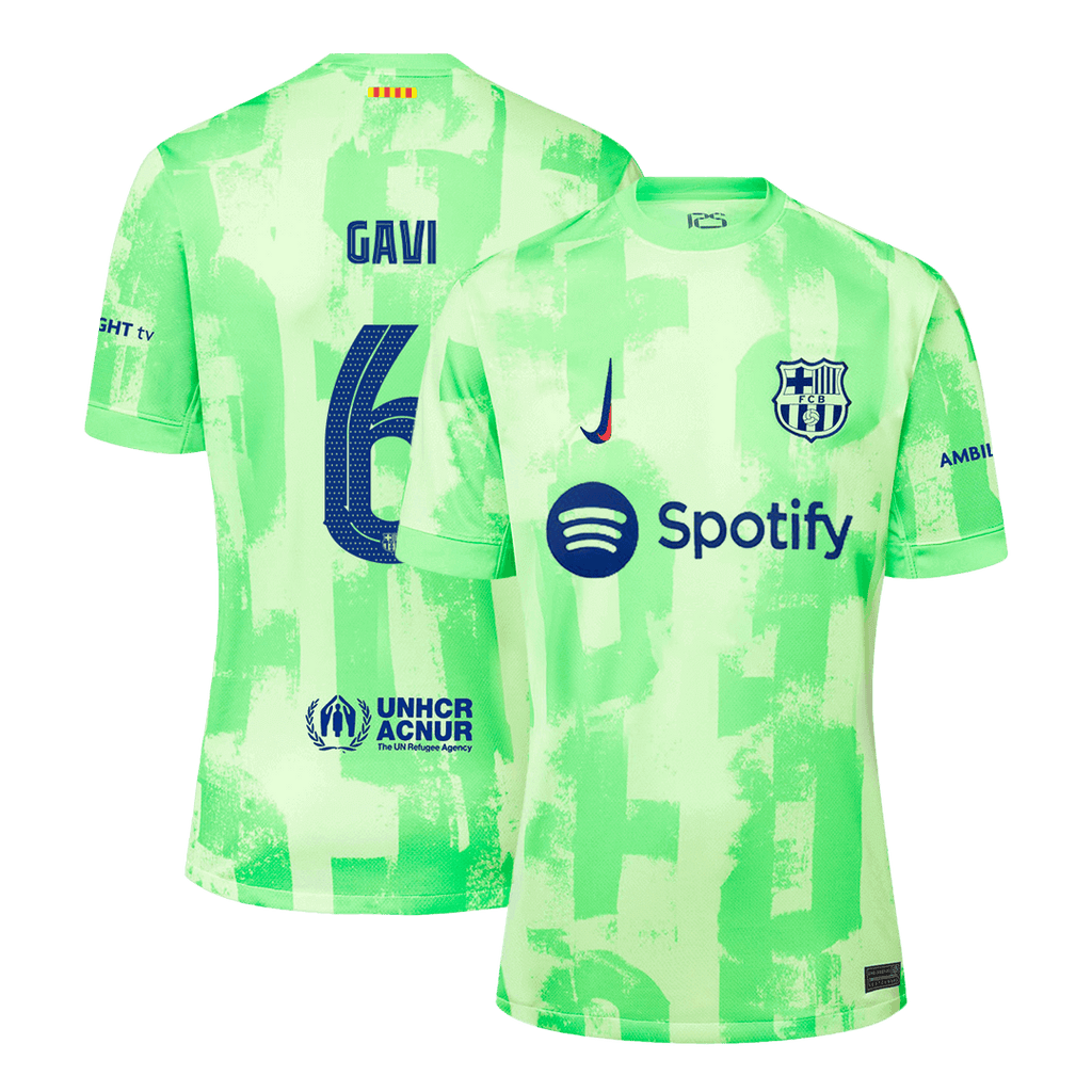 Barcelona GAVI #6 Third Away Jersey 2024/25 - UCL Edition - Football Shirt | SmartJerseys | Official Quality