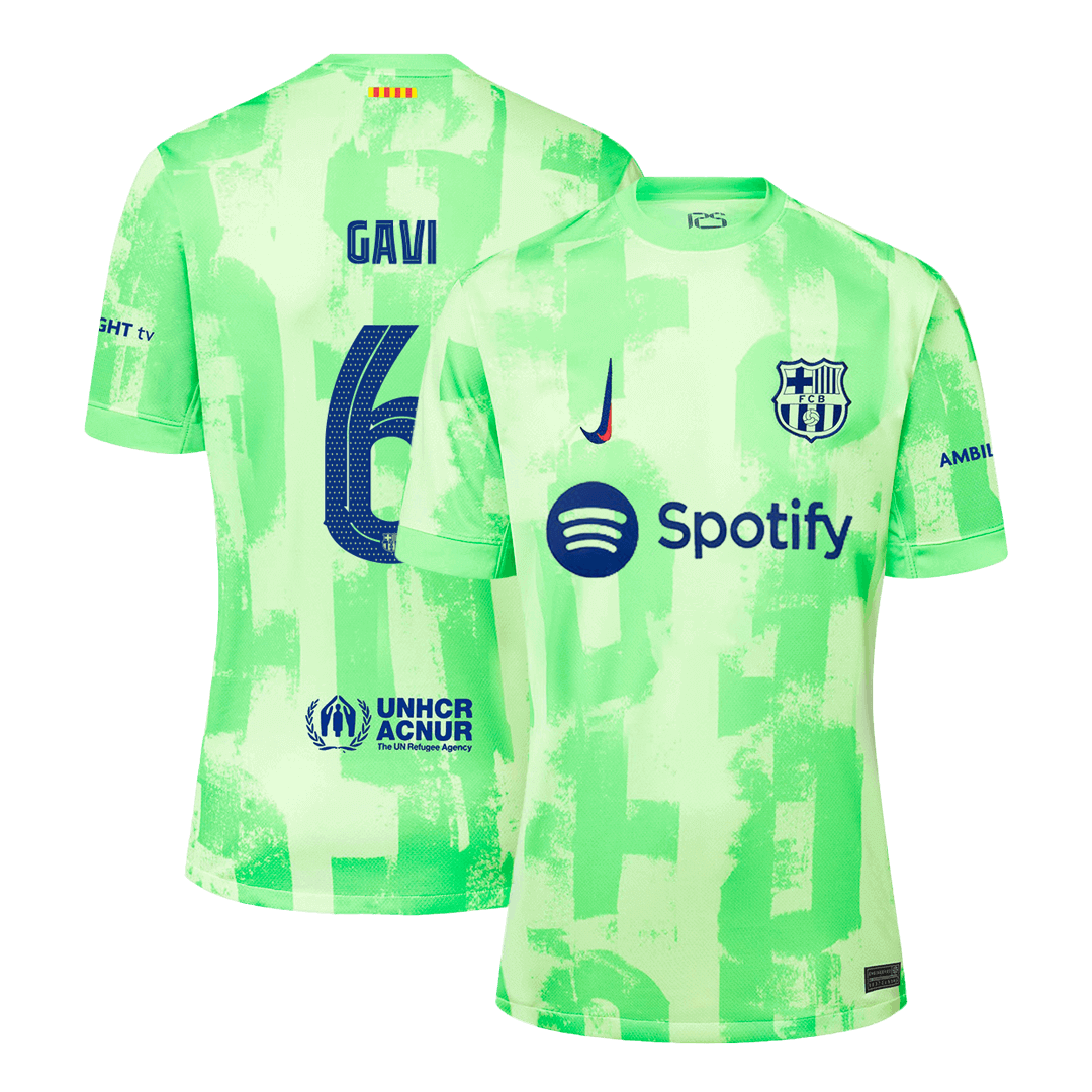 Barcelona GAVI #6 Third Away Jersey 2024/25 - UCL Edition - Football Shirt | SmartJerseys | Official Quality