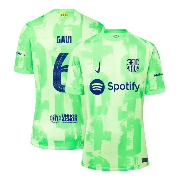 Barcelona GAVI #6 Third Away Jersey 2024/25 - UCL Edition - Football Shirt | SmartJerseys | Official Quality