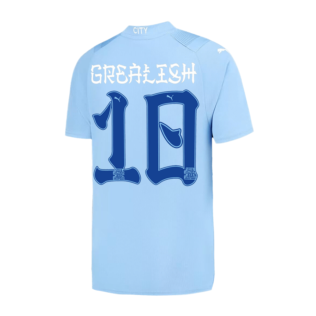 Manchester City GREALISH #10 Japanese Tour Printing Home Jersey 2023/24 - Football Shirt | SmartJerseys | Official Quality