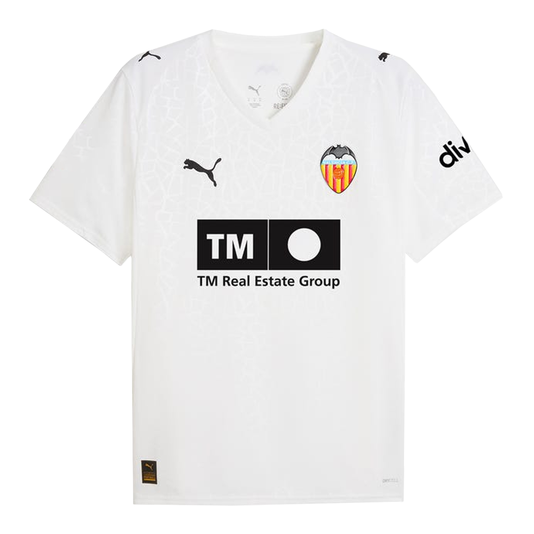Valencia Home Soccer Jersey 2025/26 - Football Shirt | SmartJerseys | Official Quality