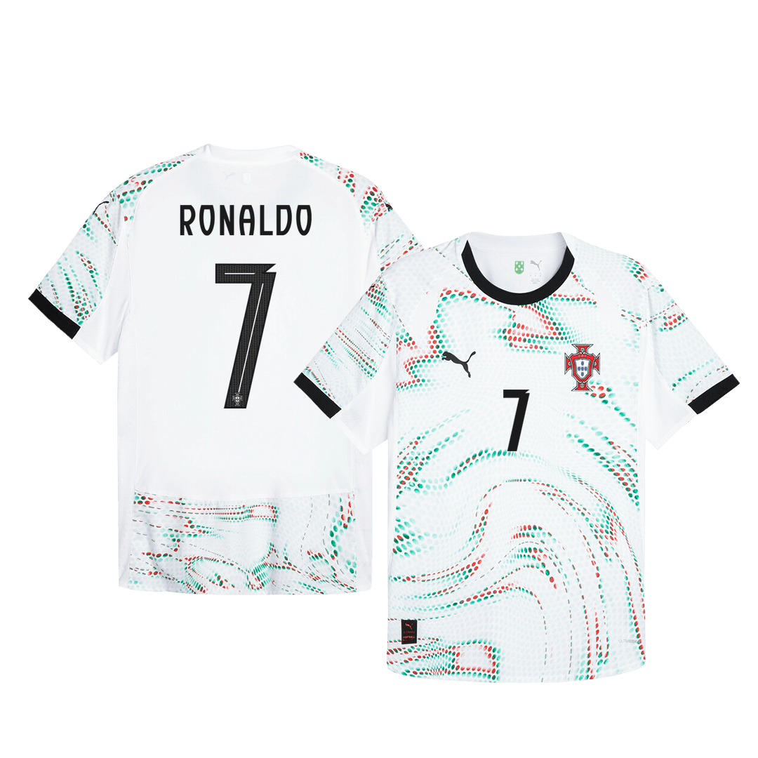 Portugal RONALDO #7 Away Soccer Jersey Authentic 2025 - Football Shirt | SmartJerseys | Official Quality