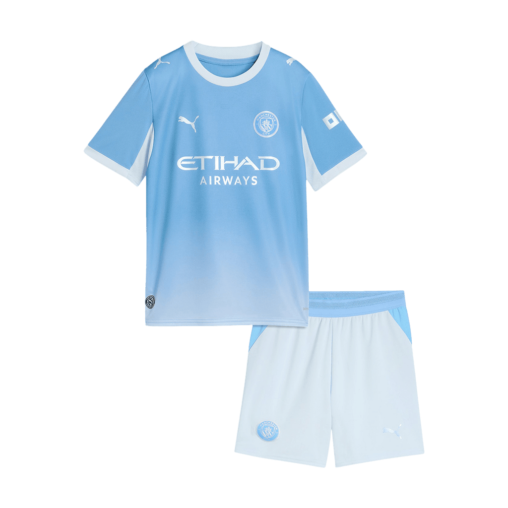 Kids Manchester City Home Jersey Kit 2026/27