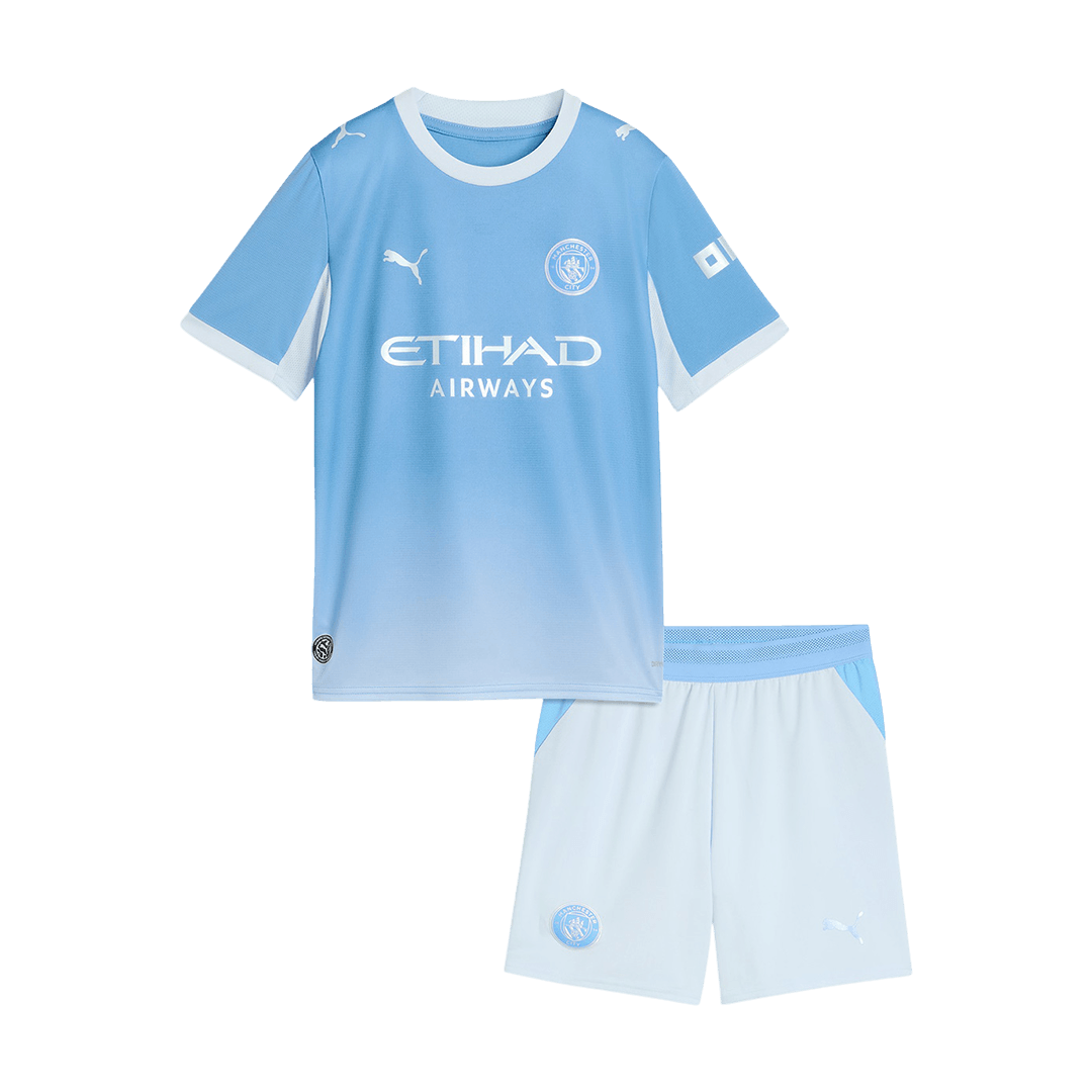 Kids Manchester City Home Jersey Kit 2026/27