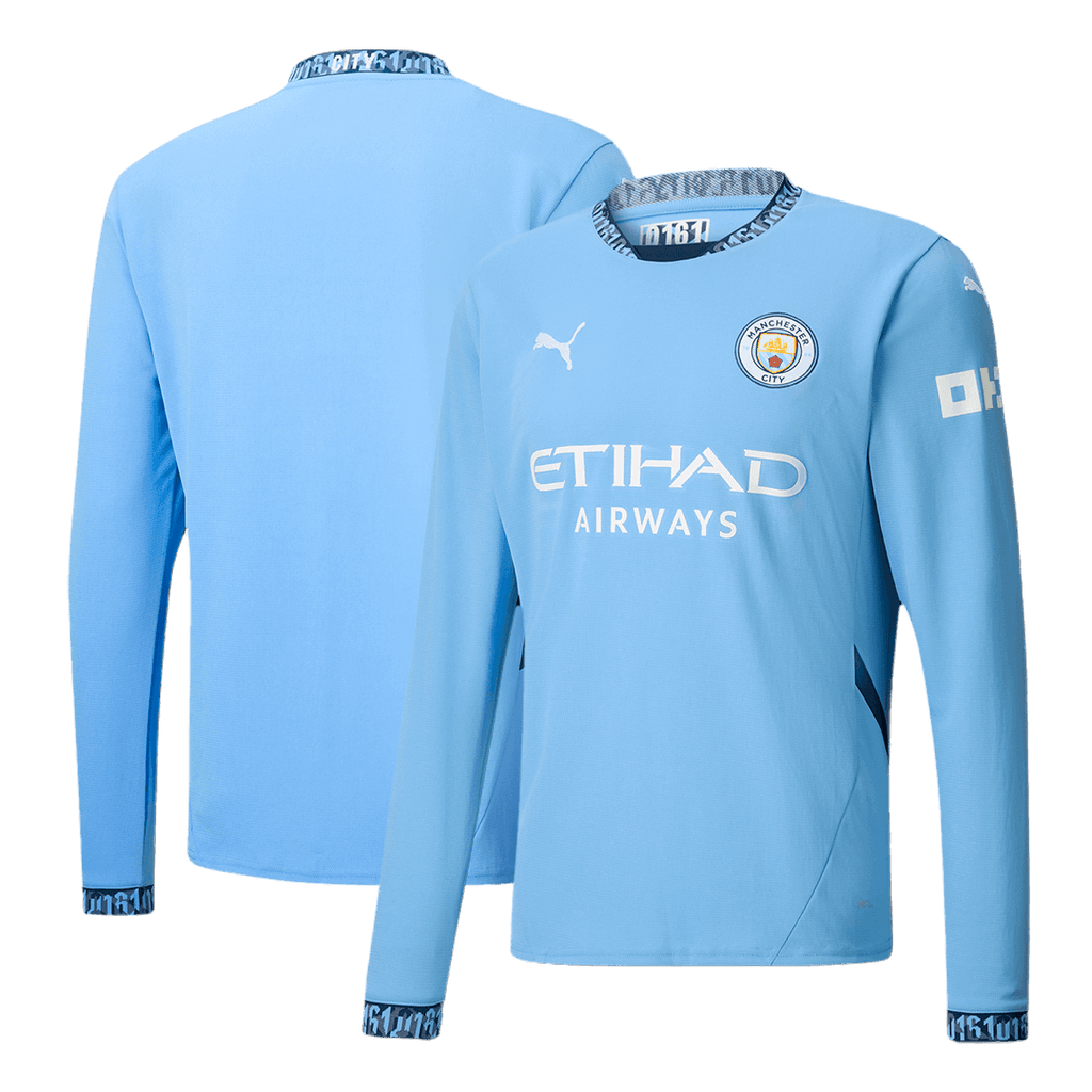 Manchester City Long Sleeve Home Jersey 2024/25