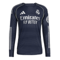 Real Madrid Long Sleeve Away Soccer Jersey 2025/26 - Football Shirt | SmartJerseys | Official Quality
