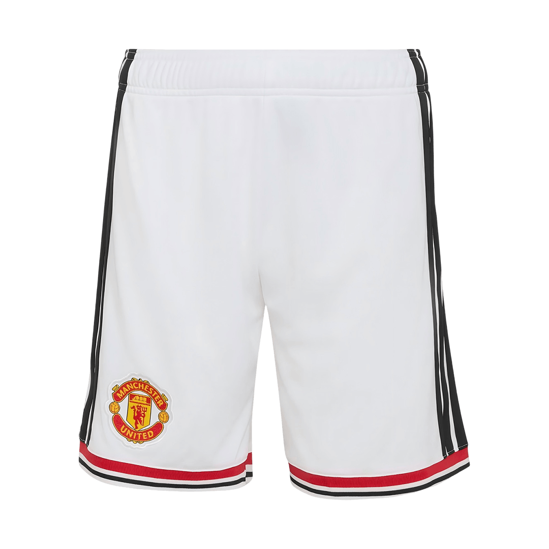 Manchester United Home Soccer Shorts 2026/27 White