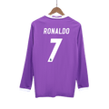 Real Madrid RONALDO #7 Away Soccer Jersey Retro 2016/17 - Long Sleeve - Football Shirt | SmartJerseys | Official Quality