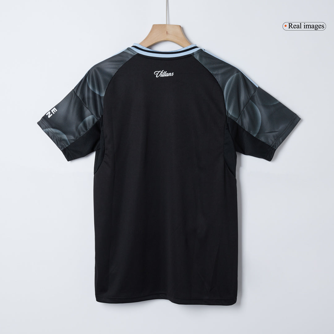 Camiseta de fútbol visitante del Aston Villa 25/26 negra