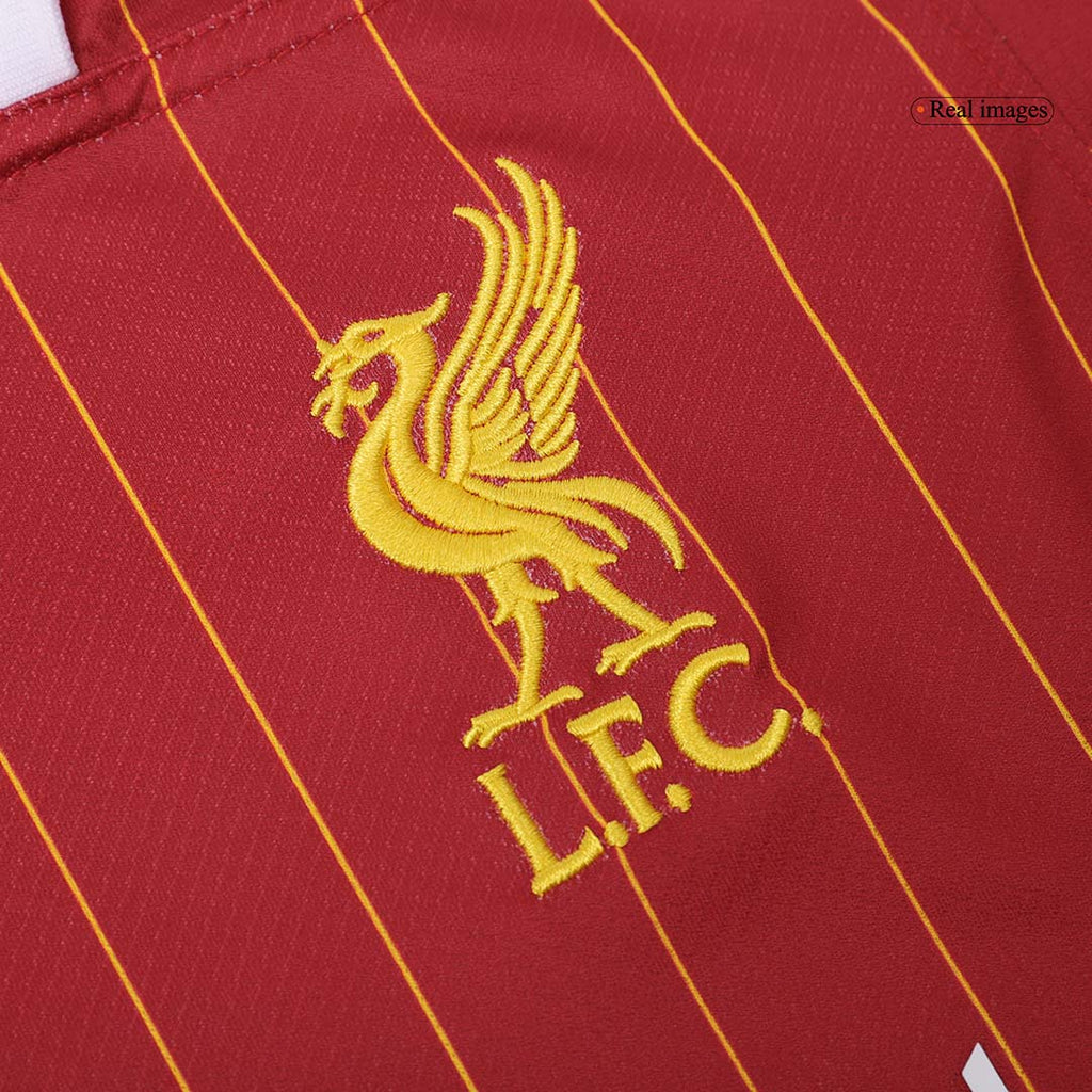 Liverpool CHIESA #14 Home Soccer Jersey 2024/25 - UCL Edition