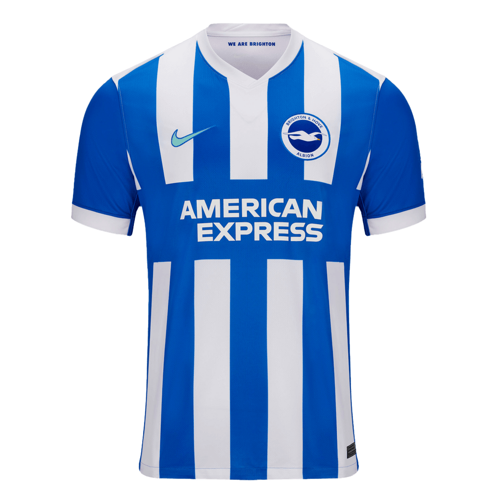 Brighton & Hove Albion Home Soccer Jersey 2025/26 - Football Shirt | SmartJerseys | Official Quality