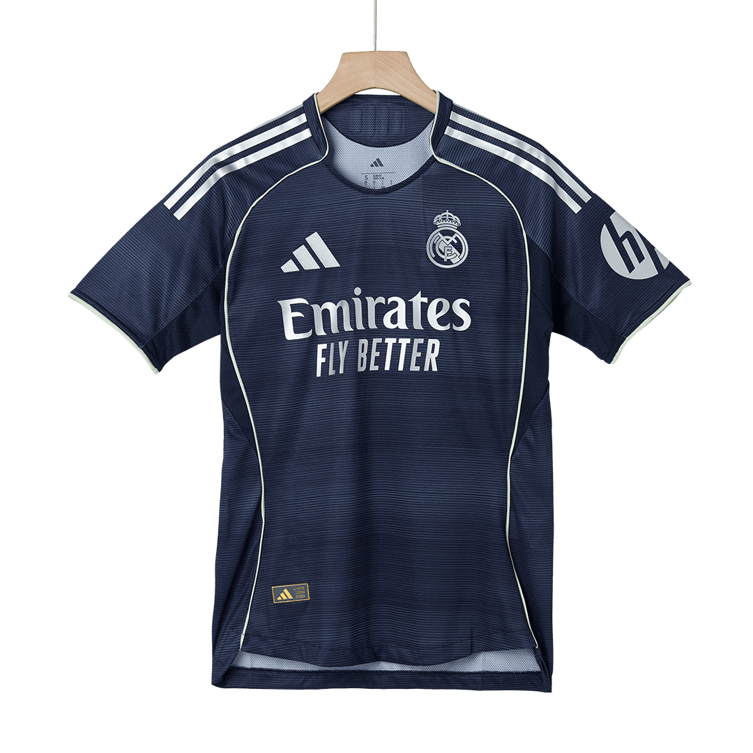 Real Madrid HUIJSEN #24 Away Soccer Jersey Authentic 2025/26