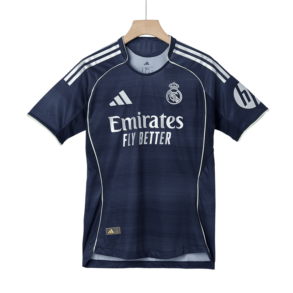 Camiseta de fútbol visitante VINI JR. #7 del Real Madrid 2025/26 auténtica