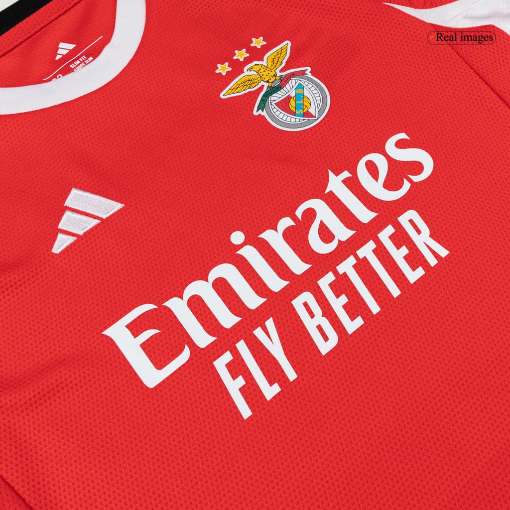 Kid's Benfica Home Soccer Jersey Kit 25/26 Red