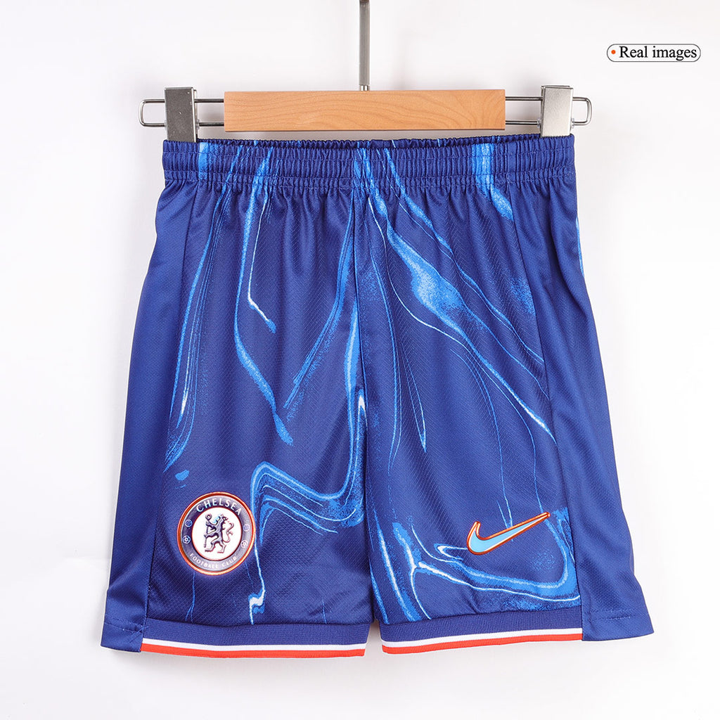 Kit de camiseta local del Chelsea 2024/25 para niños (camiseta y pantalones cortos)