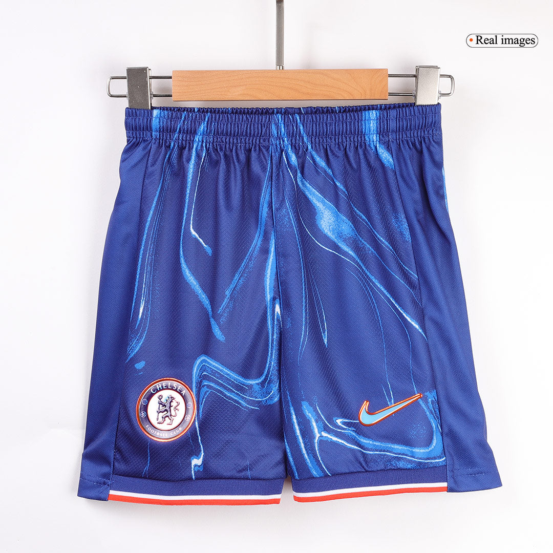 Kit de camiseta local del Chelsea 2024/25 para niños (camiseta y pantalones cortos)