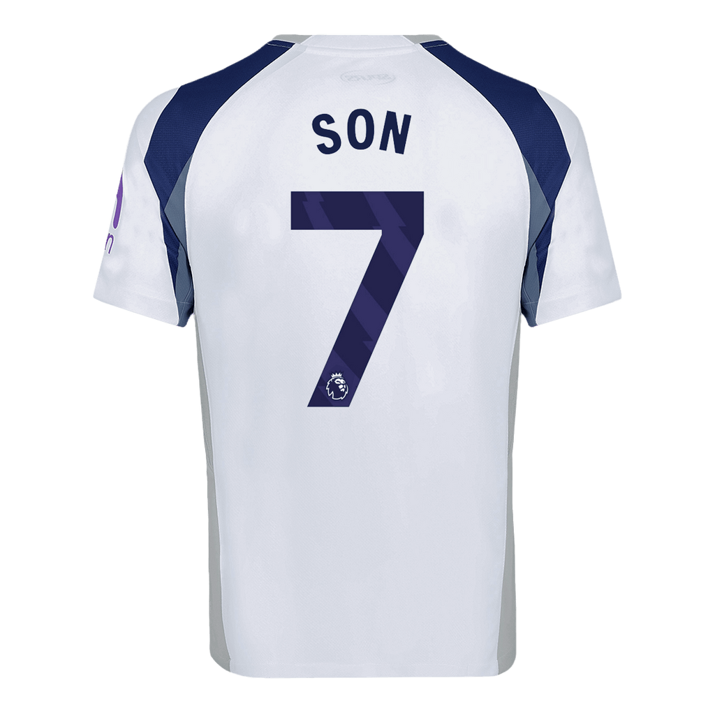 SON #7 Tottenham Hotspur Home Soccer Jersey 2025/26 White
