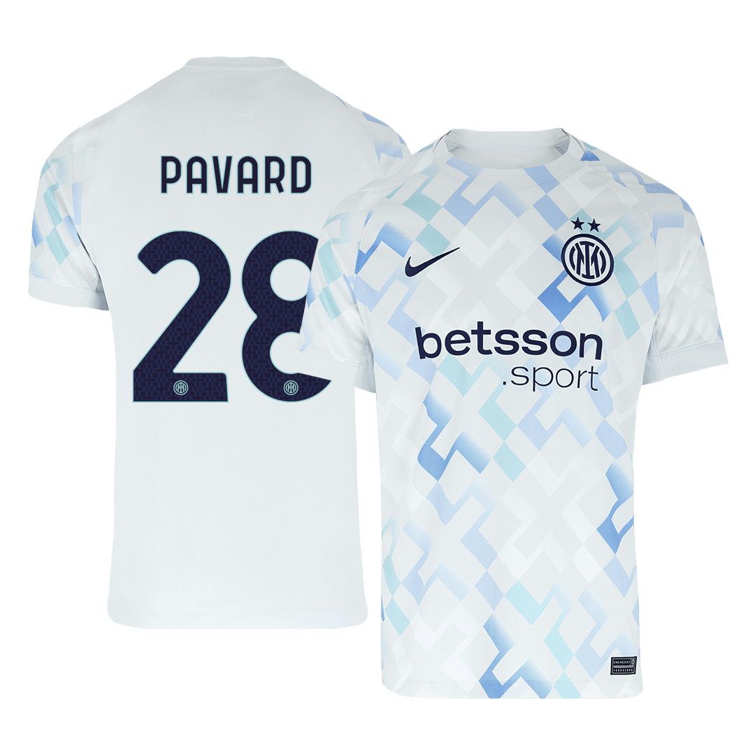 Inter Milan PAVARD #28 Away Soccer Jersey 2025/26 - Football Shirt | SmartJerseys | Official Quality