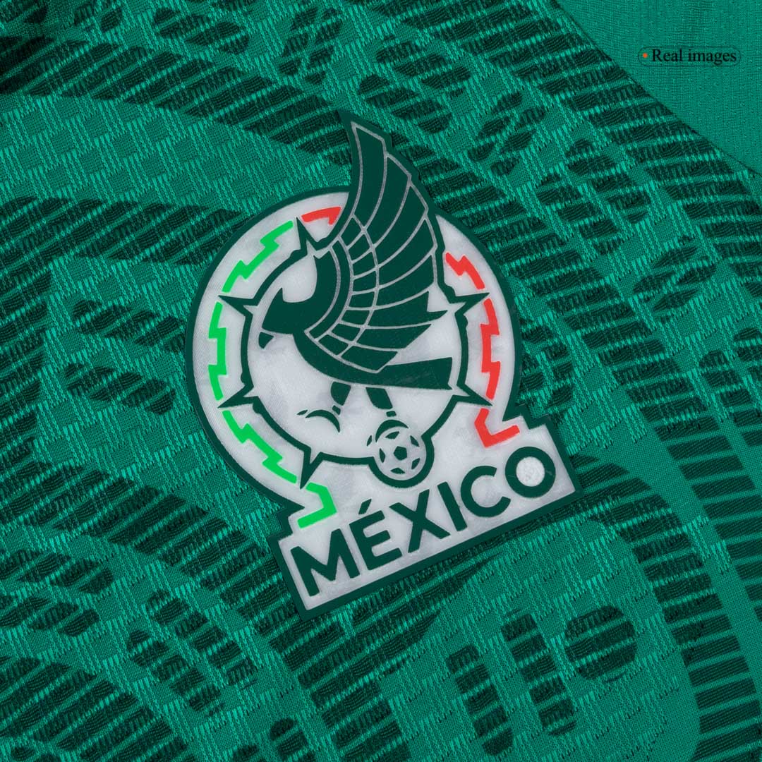 Camiseta de fútbol local de manga larga de México 2026