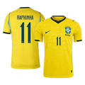RAPHINHA #11 Player Version Brazil Home Soccer Jersey World Cup 2026 Yellow
