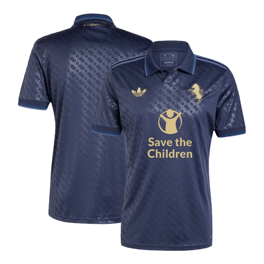 Juventus Third Away Soccer Jersey 2024/25- Save The Children Sponsor