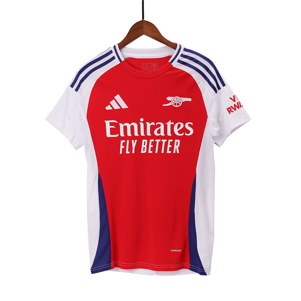 Camiseta local del Arsenal RICE n.° 41 2024/25 - Edición UCL