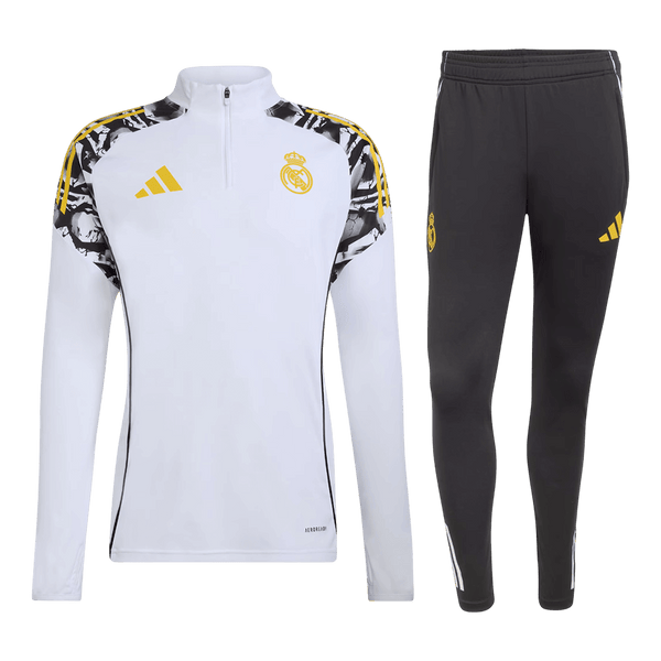 Real Madrid Sweatshirt Kit 2025/26 - White (Top+Pants)