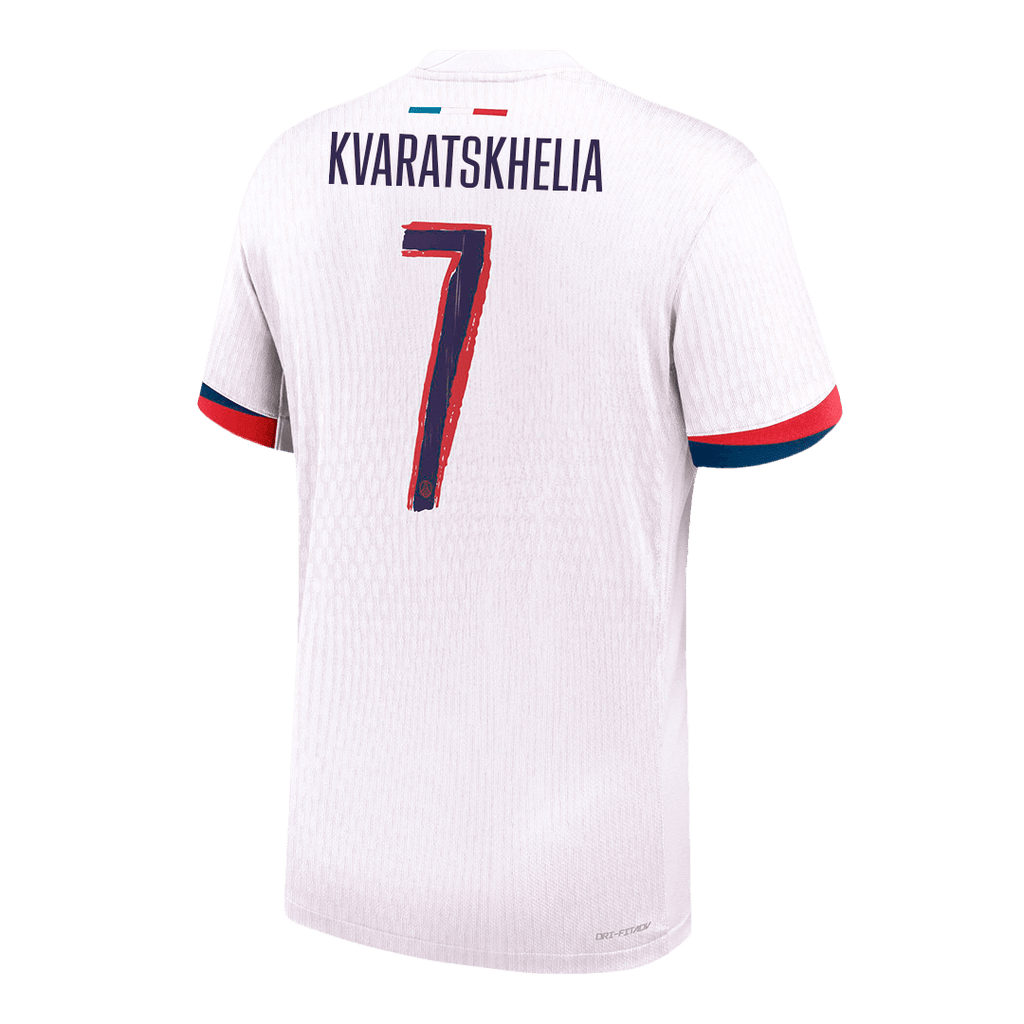 PSG KVARATSKHELIA #7 Away Soccer Jersey Authentic 2024/25 - UCL Edition