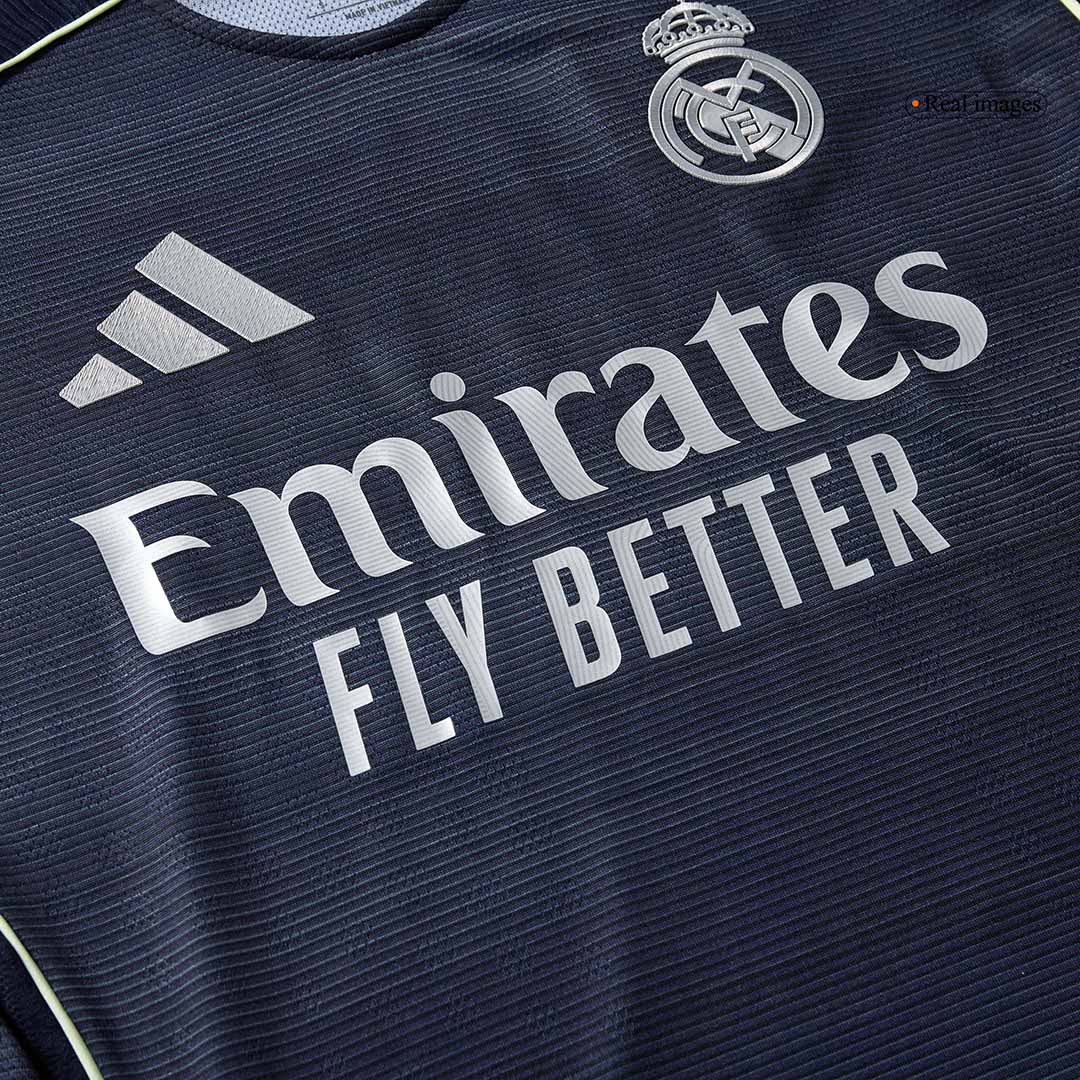 Real Madrid VALVERDE #8 Away Soccer Jersey Authentic 2025/26