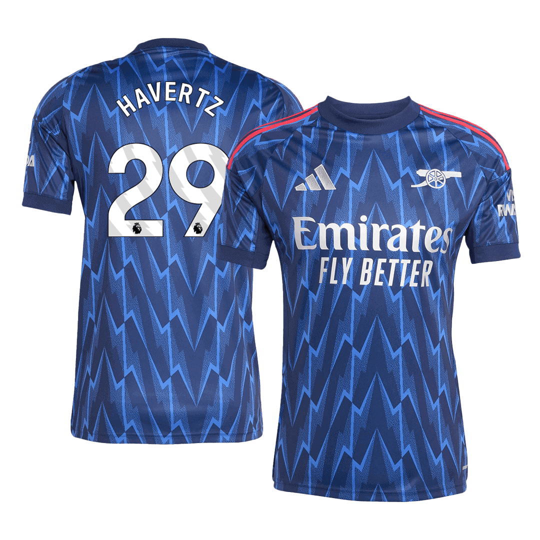 Arsenal HAVERTZ #29 Away Soccer Jersey 2025/26 - Football Shirt | SmartJerseys | Official Quality