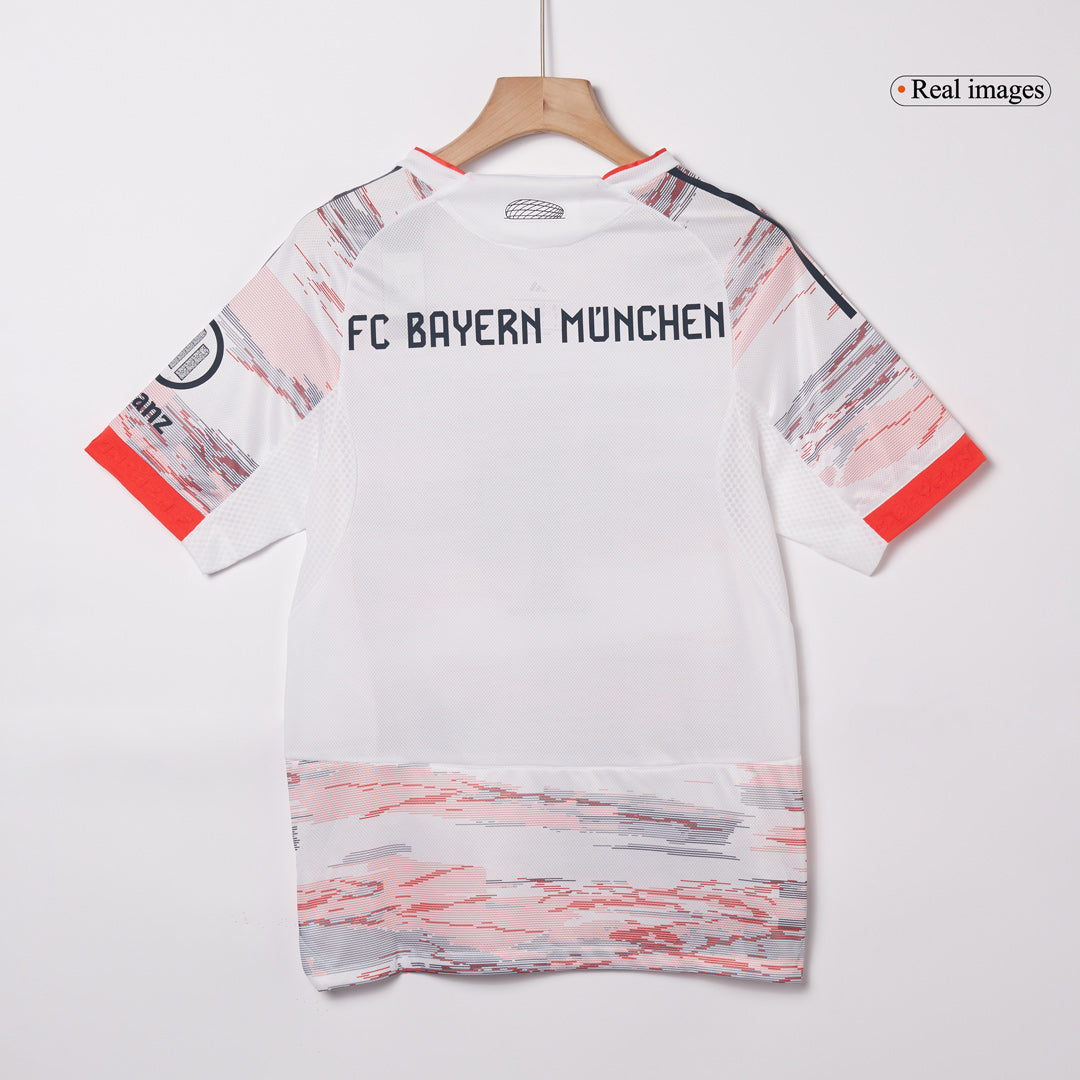 UPAMECANO #2 Authentic Bayern Munich Away Soccer Jersey 2025/26 White