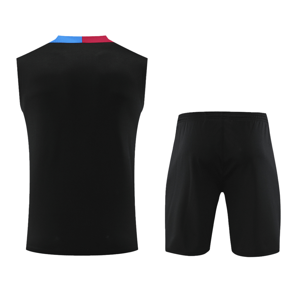 Camiseta de entrenamiento prepartido del Barcelona 2024/25 (Camiseta + Pantalón corto)