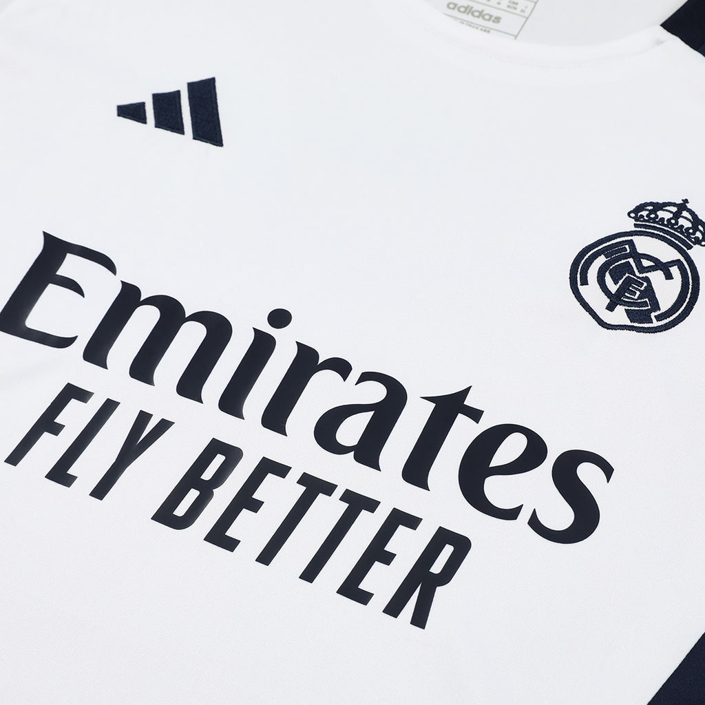 Real Madrid Pre-Match Training Soccer Jersey 2024/25 - White