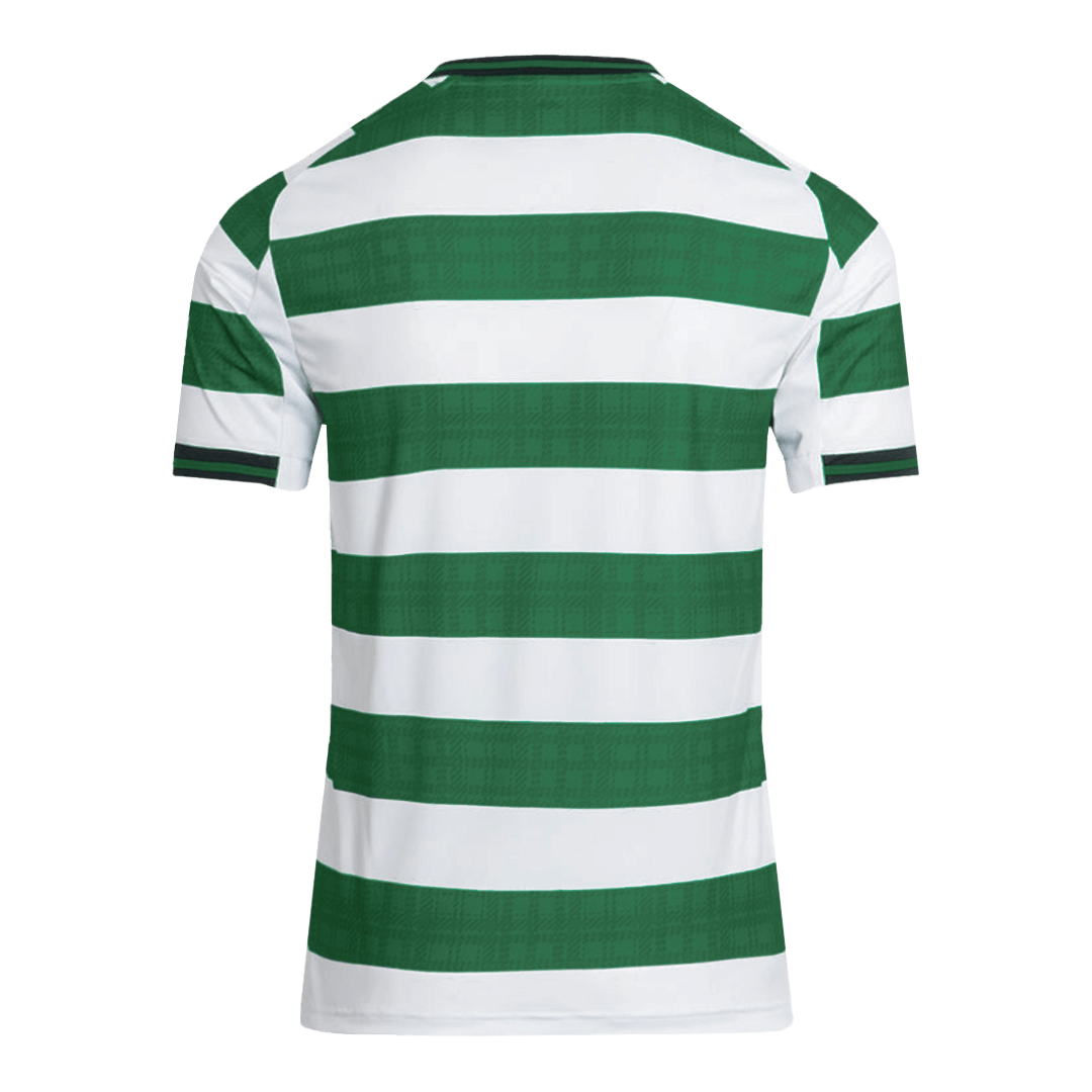 Camiseta de fútbol local del Celtic 2025/26 verde y blanco
