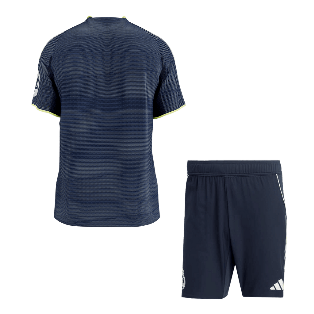 Real Madrid Away Soccer Jersey Kit Authentic 2025/26 (Jersey+Shorts)