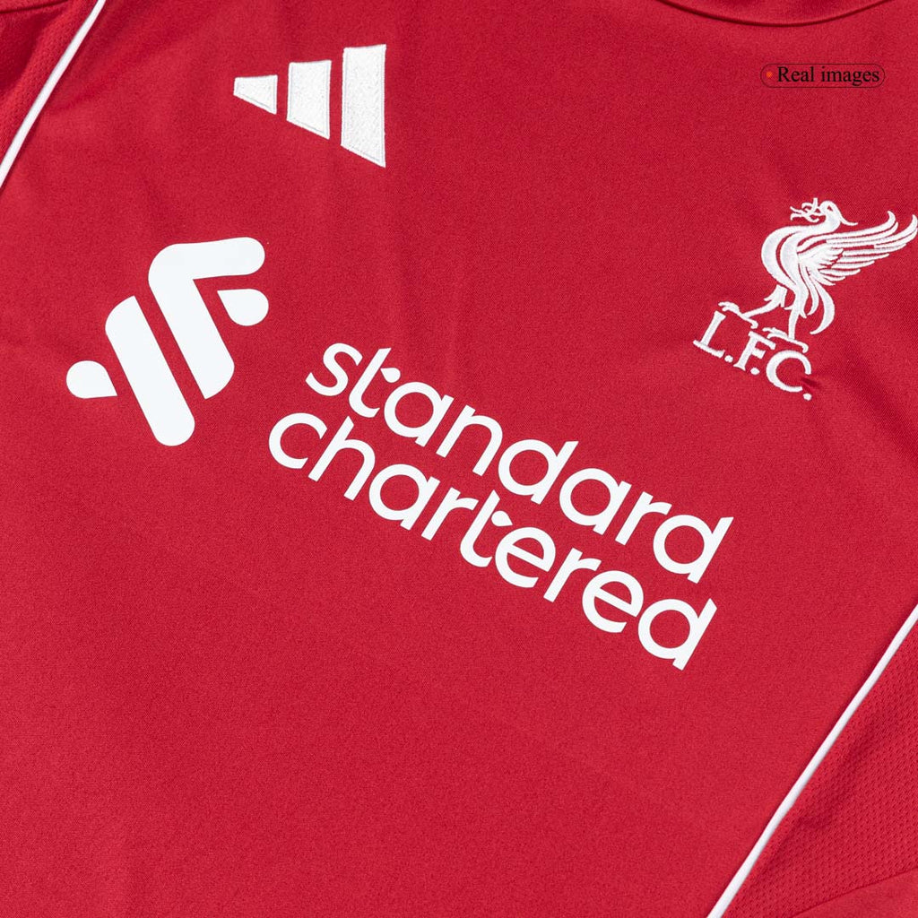 Liverpool SZOBOSZLAI #8 Home Soccer Jersey 2025/26