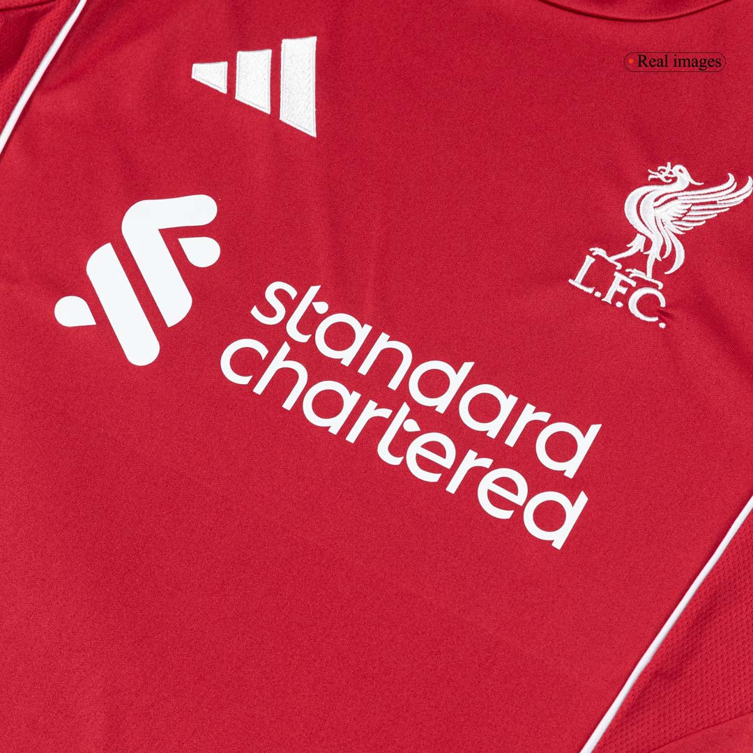 Liverpool SZOBOSZLAI #8 Home Soccer Jersey 2025/26