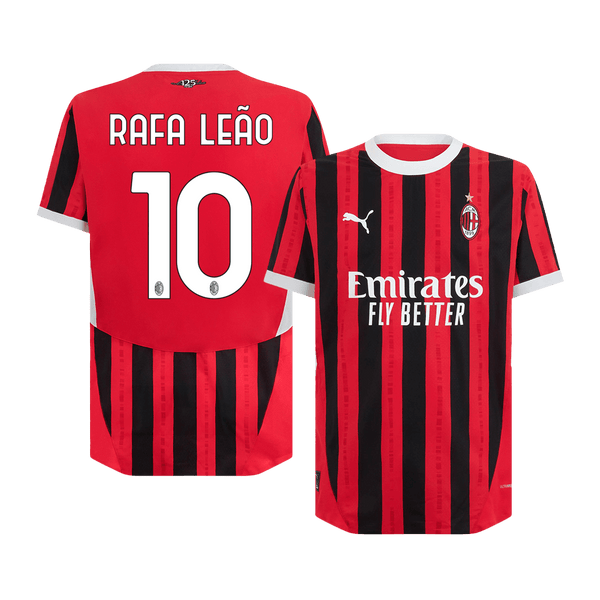 AC Milan RAFA LEÃO #10 Home Jersey Authentic 2024/25 - Football Shirt | SmartJerseys | Official Quality