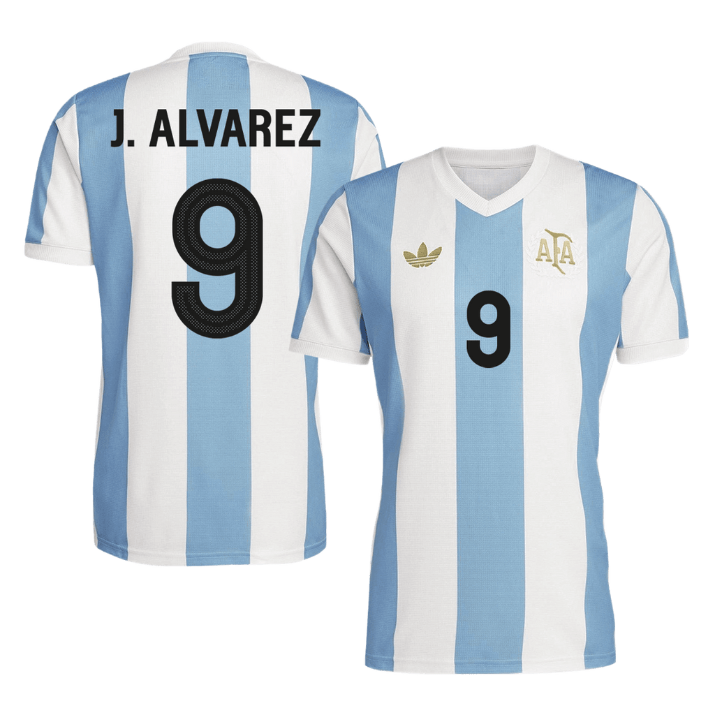 Argentina J.ALVAREZ #9 Soccer Jersey 2024 - 50th Anniversary - Football Shirt | SmartJerseys | Official Quality